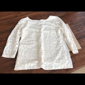 White patterned blouse